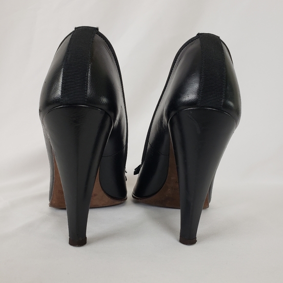 Marc by Marc Jacob's Black Open Toe Pumps - Picture 14 of 16